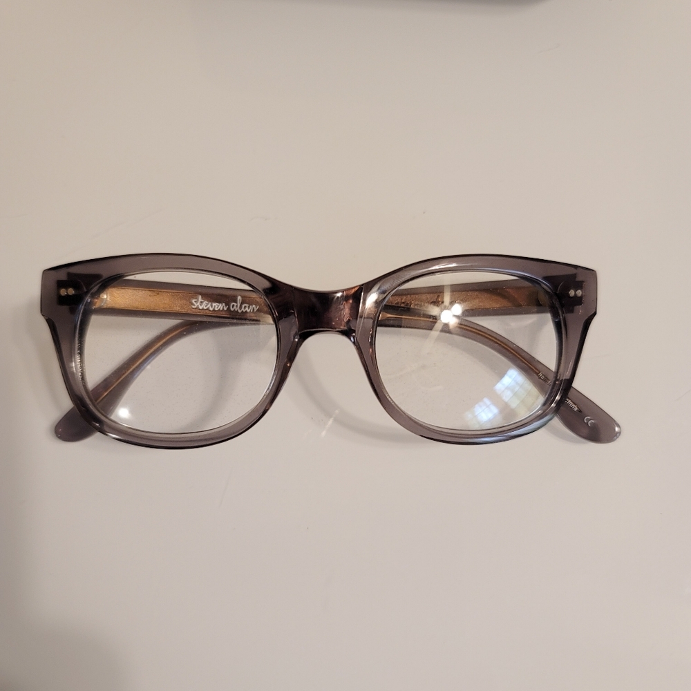Steven Alan Grey Glasses Frames